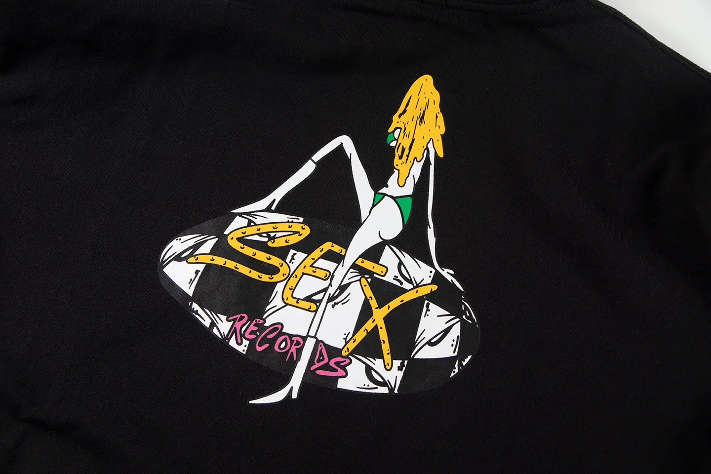 P270 Chrome Hearts Chrome Hearts Limited Graffiti Embroidery Hooded Sweatshirt Size: SMLXL Color: Black